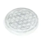 Plaque Sélénite Fleur de vie